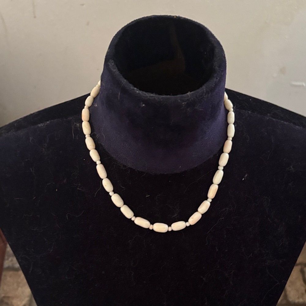 African Agate Bead Necklace